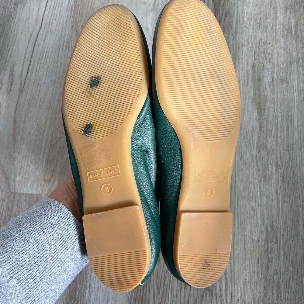 Everlane Day Glove Flats Ivy Green - Picture 6 of 7